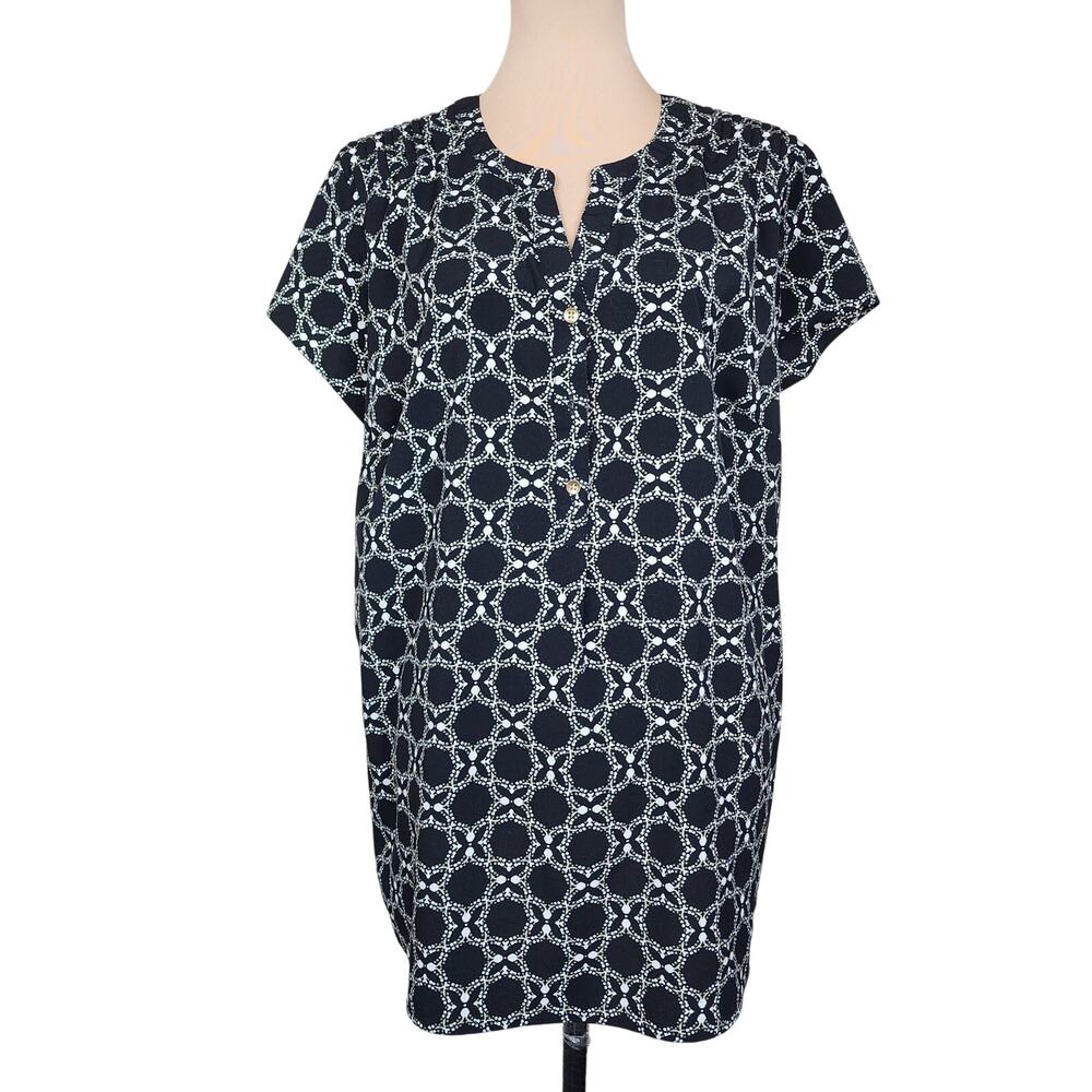 Black & White Boho Blouse